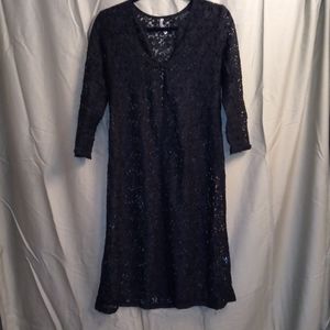 Black lace cardigan